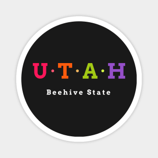 Utah, USA. Beehive State Magnet